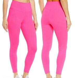 IVL Collective Pink Scalloped Leggings